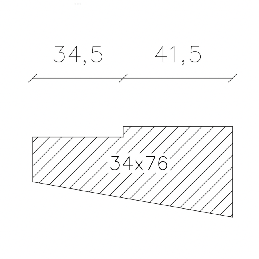 Lifting sliding door coupling slats