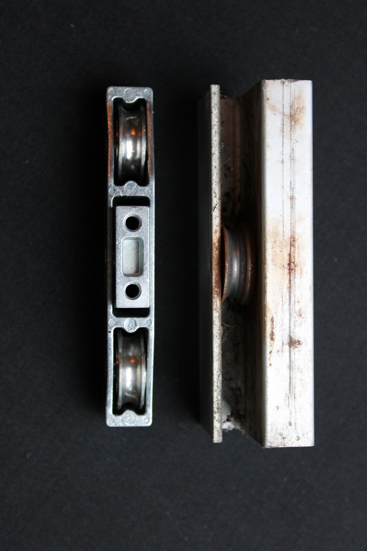 Sobinco stalen dubbele schuifpui wielen tot 100kg 6602-30 met inbouwhoogte 30MM