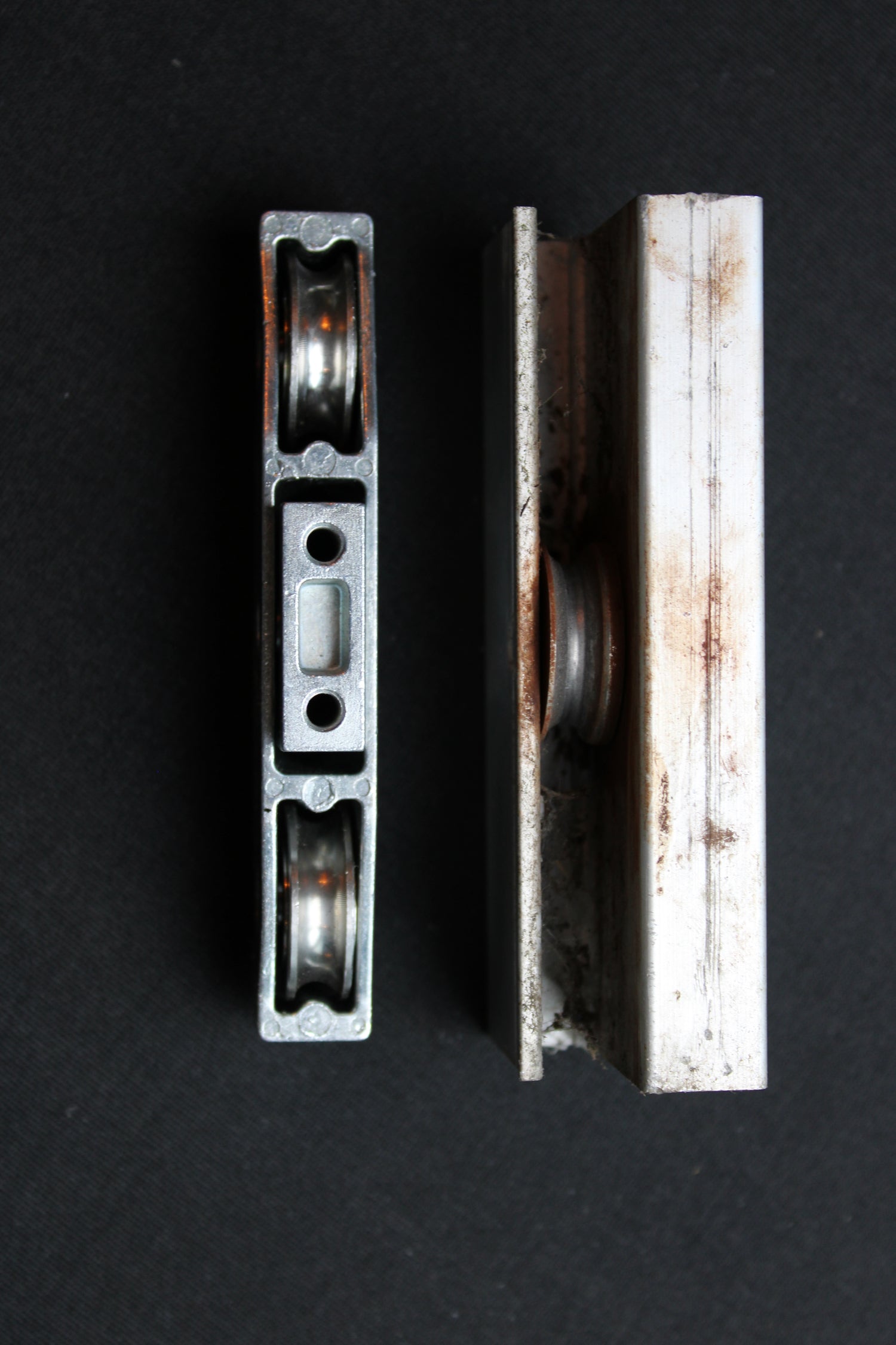 Sobinco stalen dubbele schuifpui wielen tot 100kg 6602-30 met inbouwhoogte 30MM