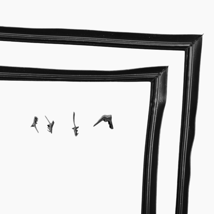 Pakket rubbers oude hefschuifpui