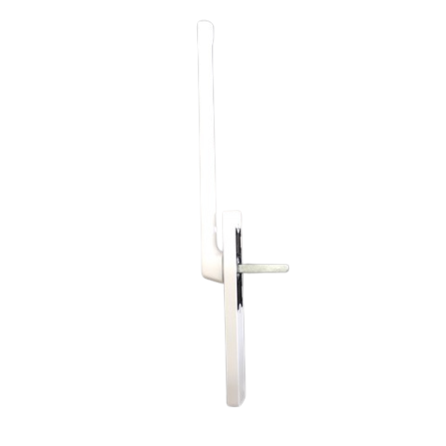 GU sliding door fitting flat handle for the inside without cylinder hole incl screws M6x65