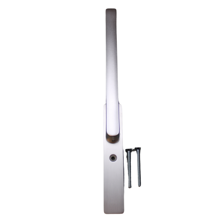 GU sliding door fitting flat handle for the inside without cylinder hole incl screws M6x65