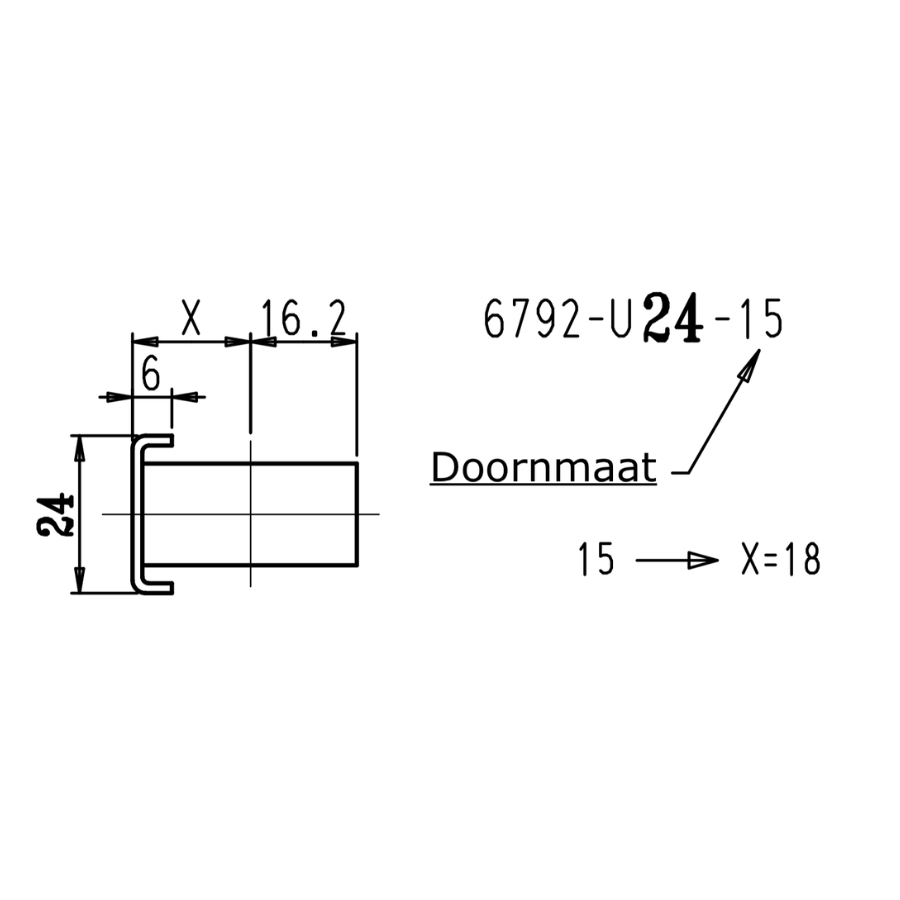 Sobinco PENTALOCK 6792 serrure de porte coulissante
