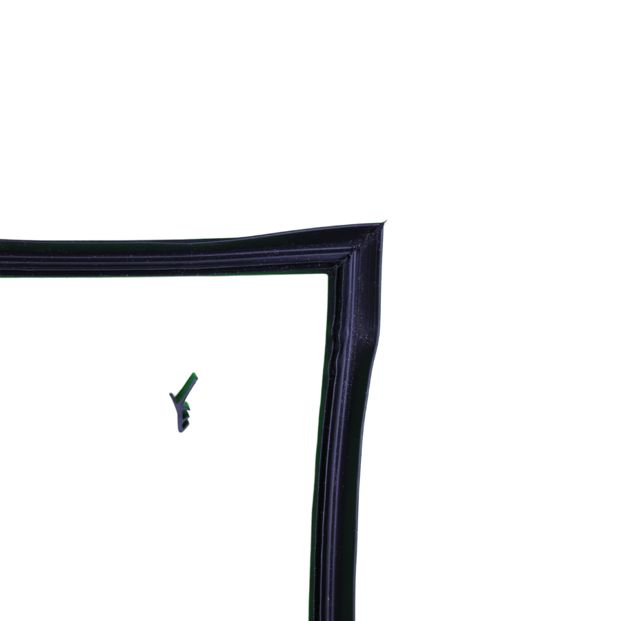 Schuifpui hoekrubber P 743 inkortbaar voor de zij- en onderkant schuifpui 3000x3000 millimeter