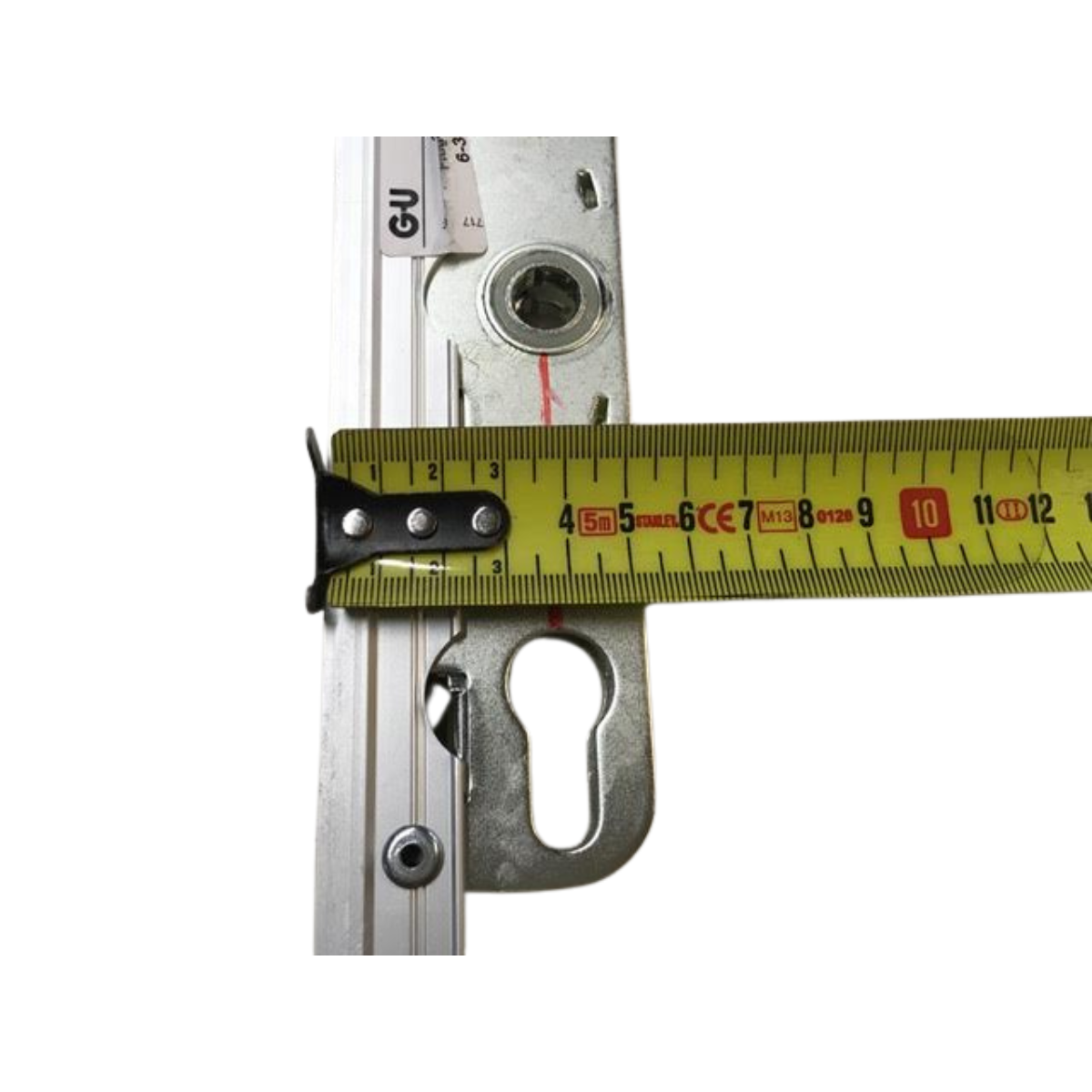 Schuifpui slot GU 934 voor deurhoogte 1865-2365 millimeter en doornmaat 37,5 millimeter