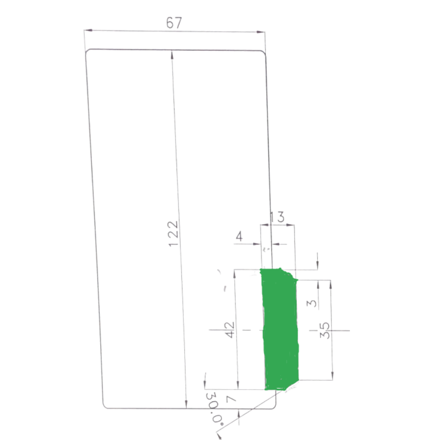 Schließleiste Hebeschiebetür – Rahmenseite | Hartholz Ersatzleiste