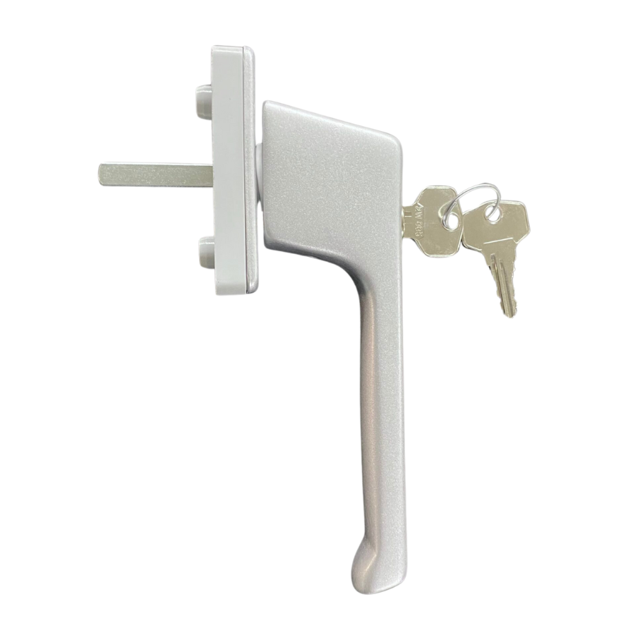 GU beslag draai kiep PSK greep met krukstift afsluitbaar t.b.v. kiep/schuifpui SKG** - Diverse kleuren