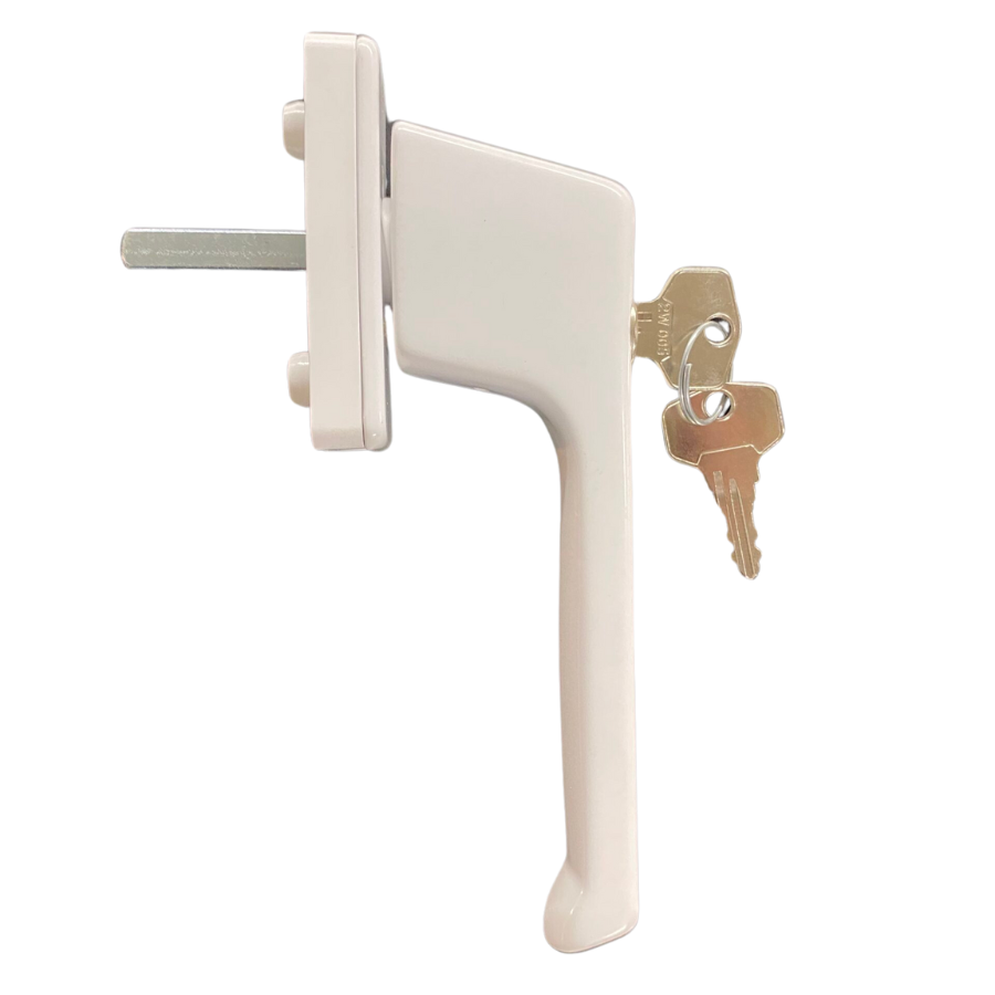 GU beslag draai kiep PSK greep met krukstift afsluitbaar t.b.v. kiep/schuifpui SKG** - Diverse kleuren