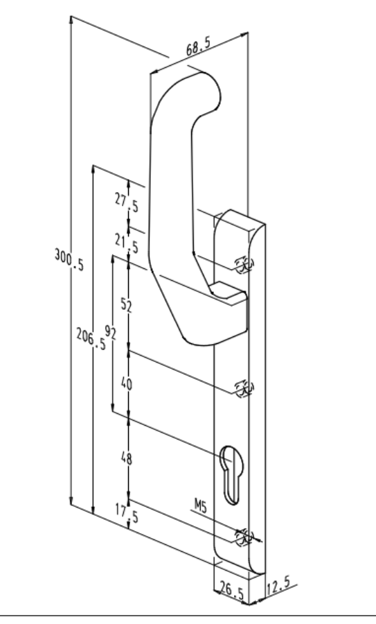 Sobinco Handgriffe für Innen- und Außenbedienung