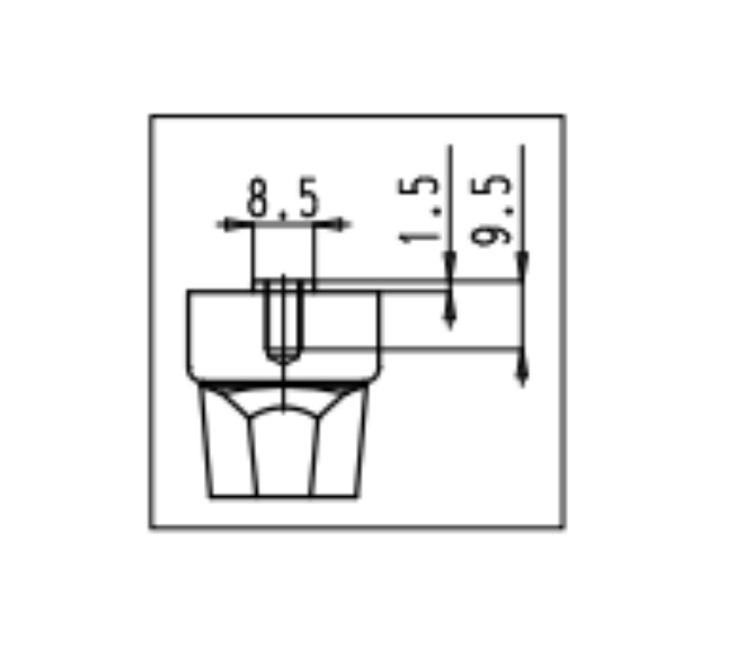 Sobinco handle flat on the outside