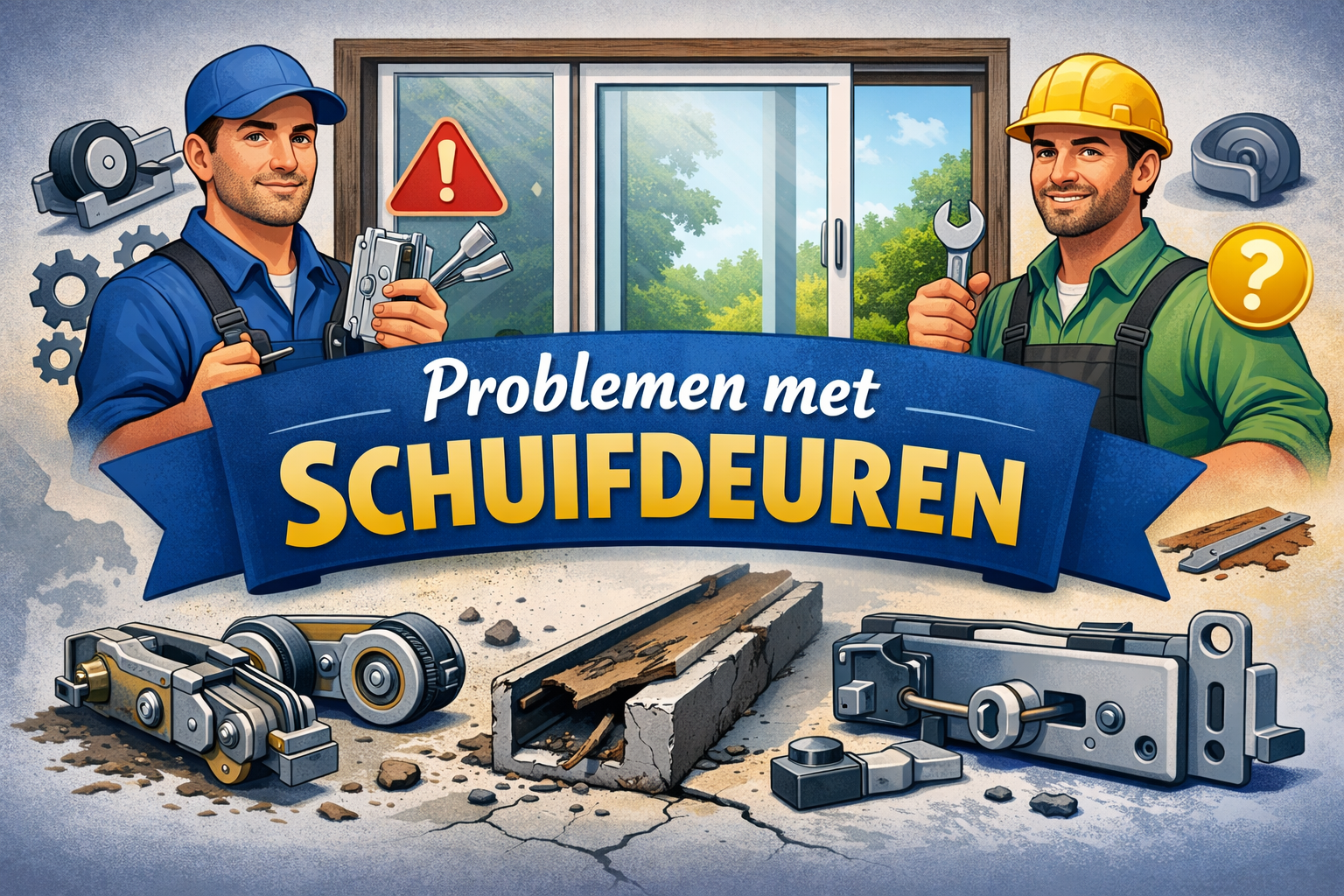Veelvoorkomende problemen met schuifdeuren – gids voor slotenmakers en monteurs
