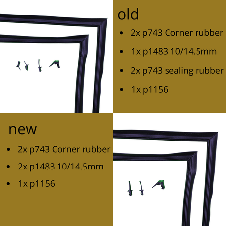Het juiste rubberpakket voor je GU hefschuifpui: oud type, nieuw type en middenstijlafstand
