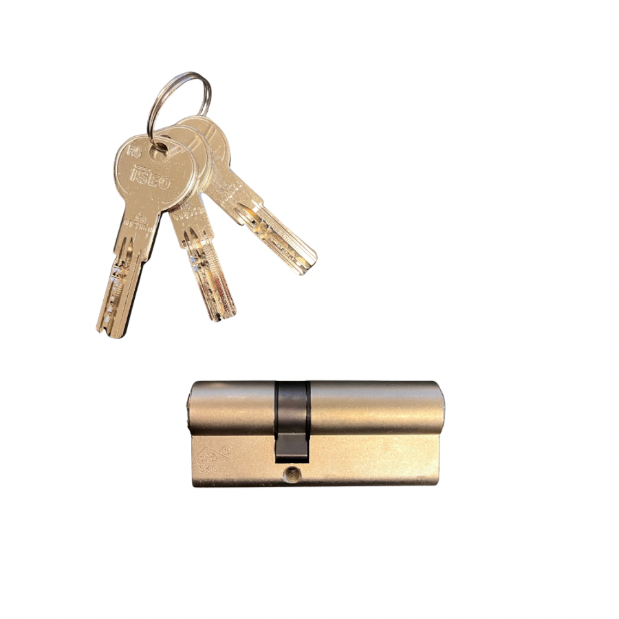 Cilindro Iseo 30-45 SKG** con 3 llaves