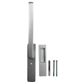 GU lift and slide door fitting with bowl on the outside handle without cylinder hole incl. screws M6x65