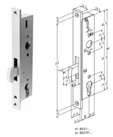 Sobinco 8027-25 cerradura de gancho para puerta corredera