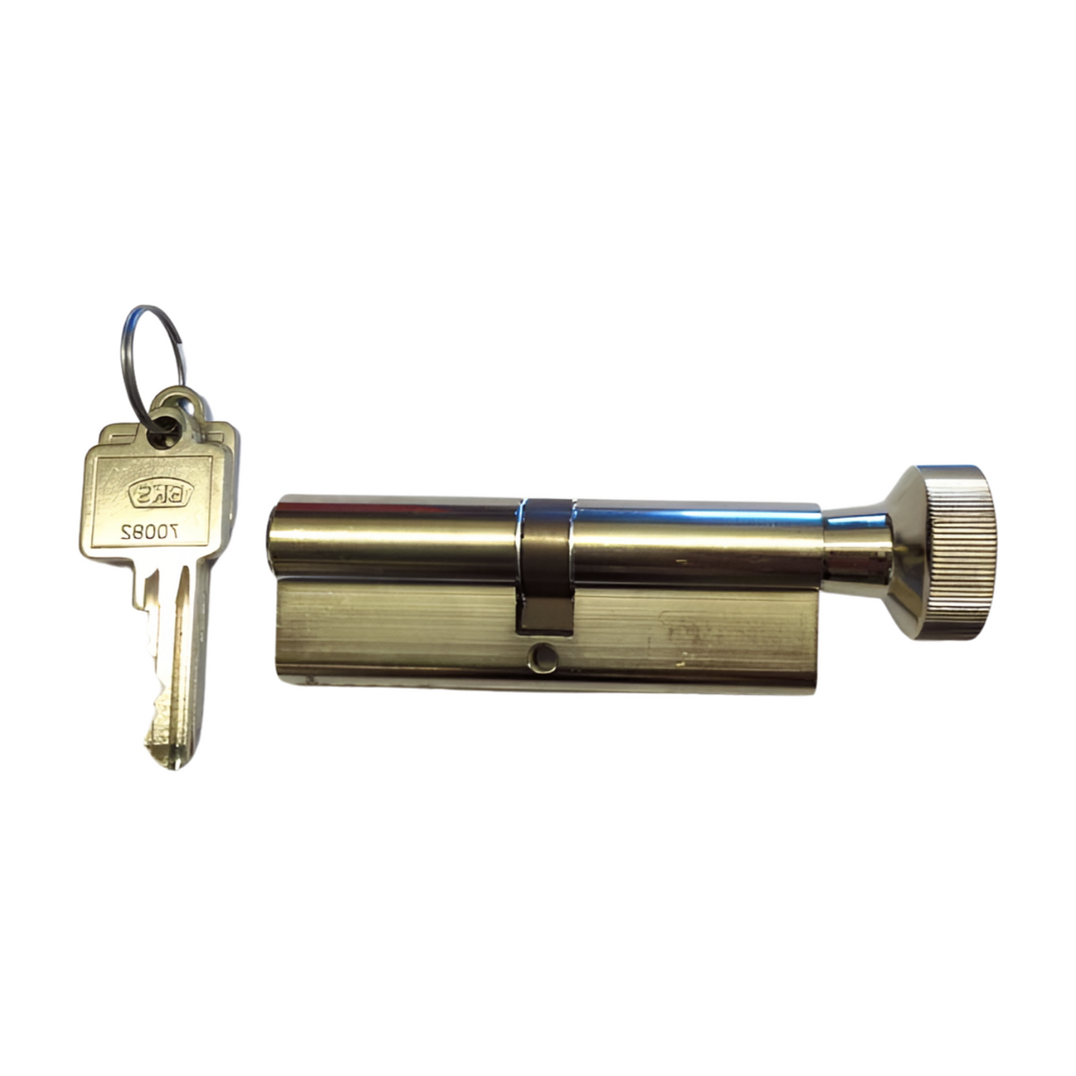 Cylindre à bouton complet GU bks avec 3 clés 40/40 pour portes levantes et coulissantes